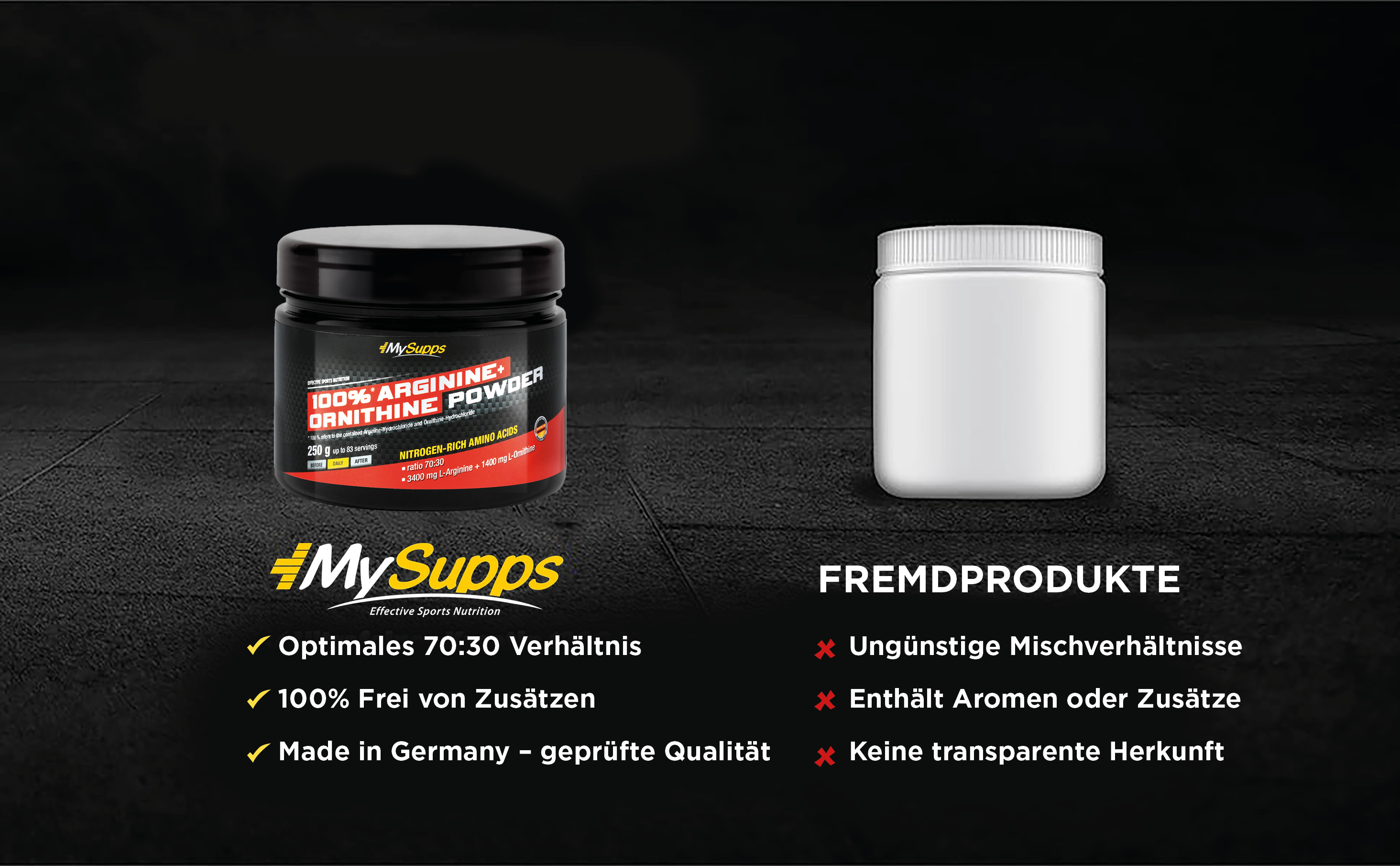 100 % Arginine + Ornithine Powder