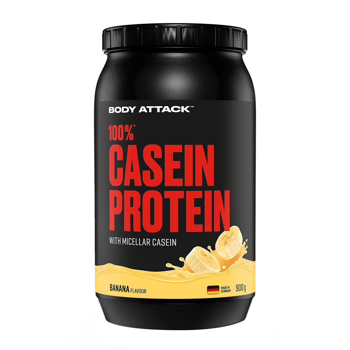 Eine Dose 100% Casein Protein Banana