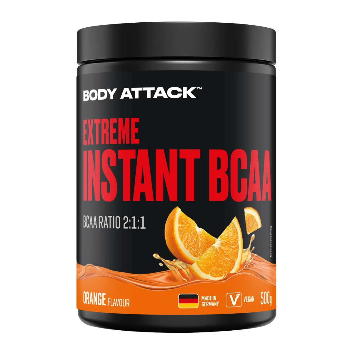Eine Dose Extreme Instant BCAA Orange Flavor