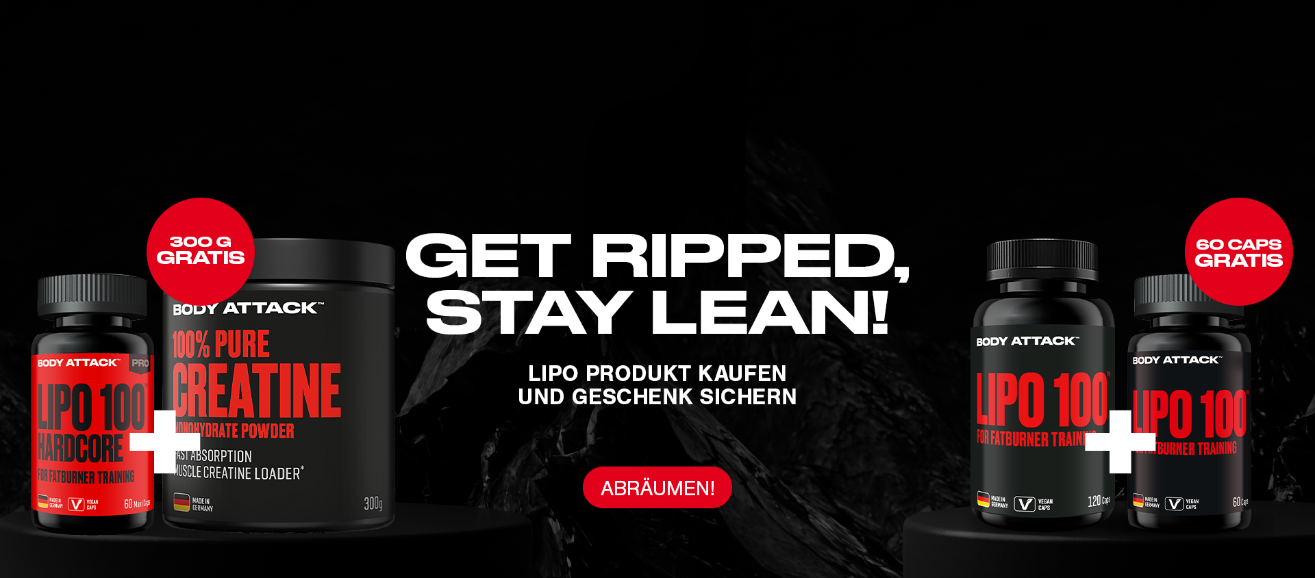 Get Ripped Stay Lean Banner