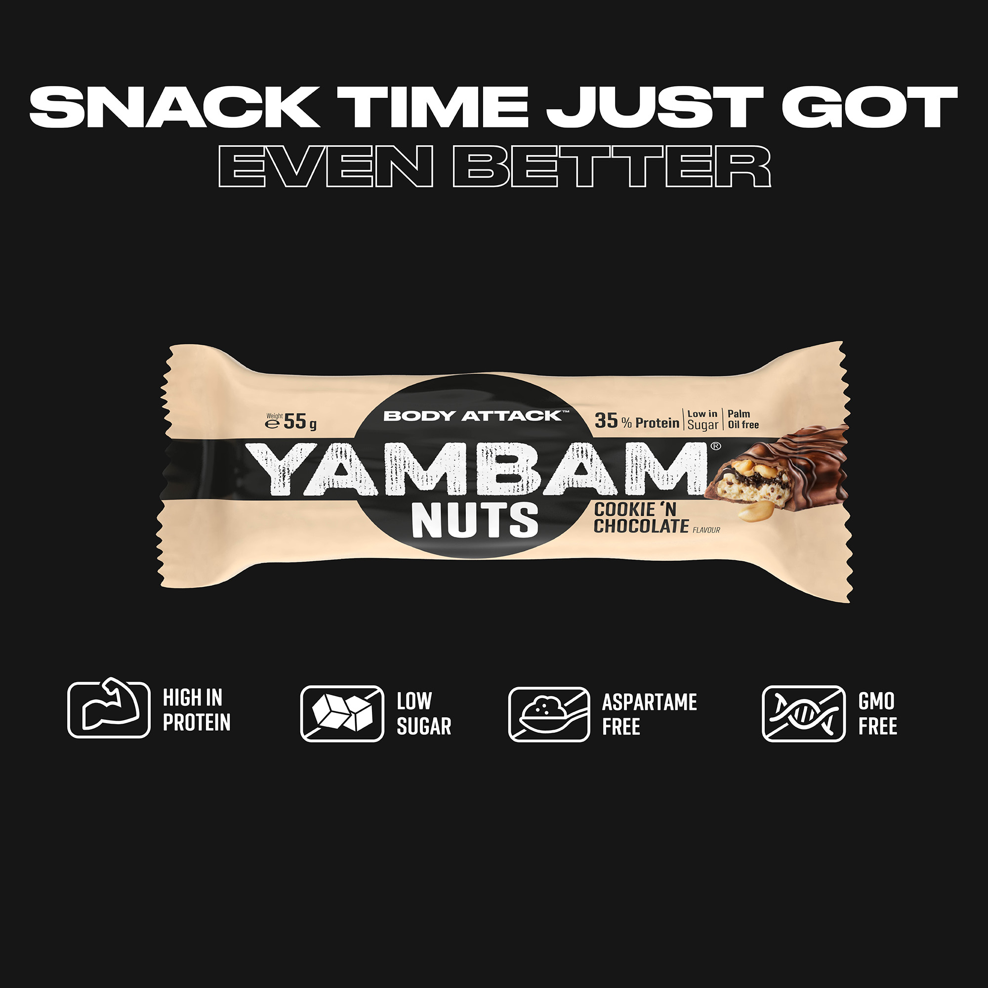 Yambam Nuts Informationsbanner