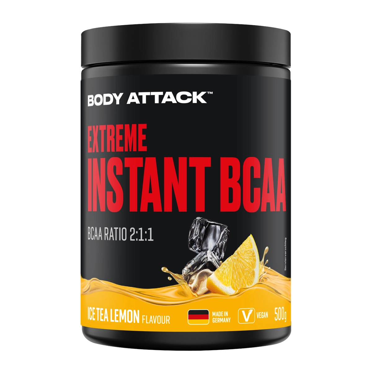 Eine Dose Extreme Instant BCAA Ice Tea Lemon