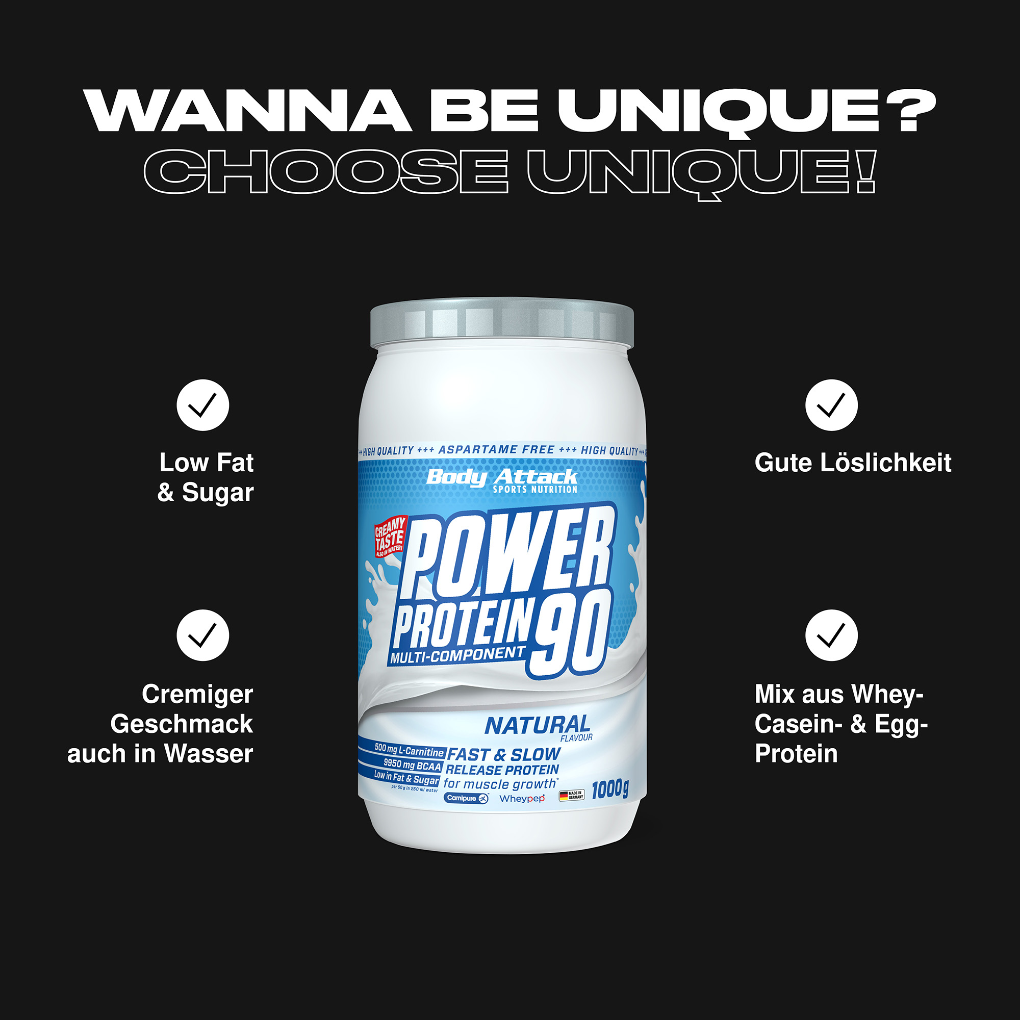 Power Protein 90 Informationsbanner