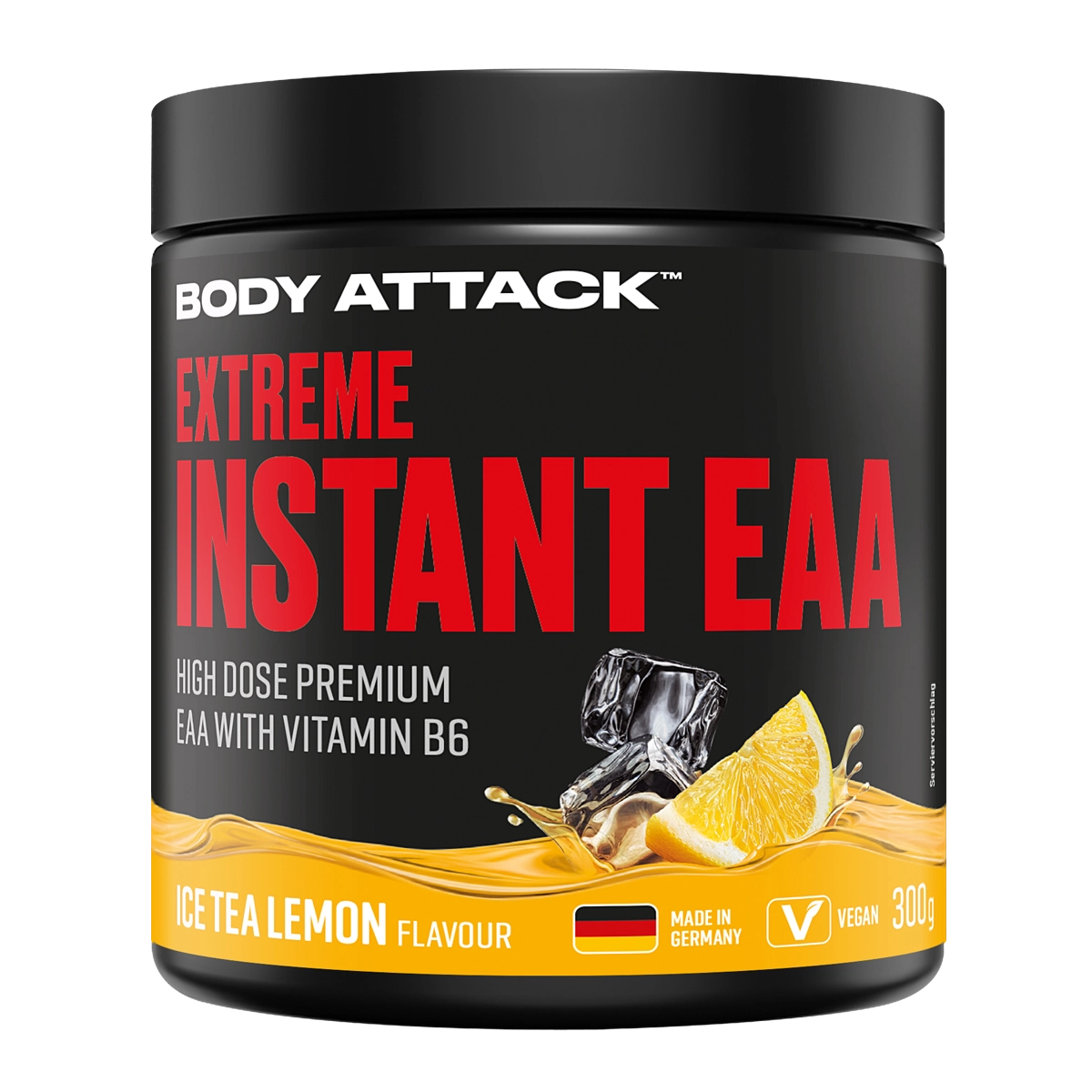 Eine Dose Extreme Instant EAA Ice Tea Lemon