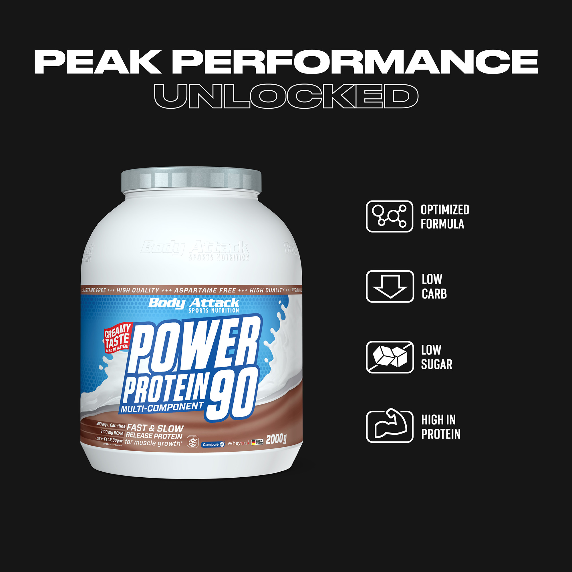 Power Protein 90 Informationsbanner