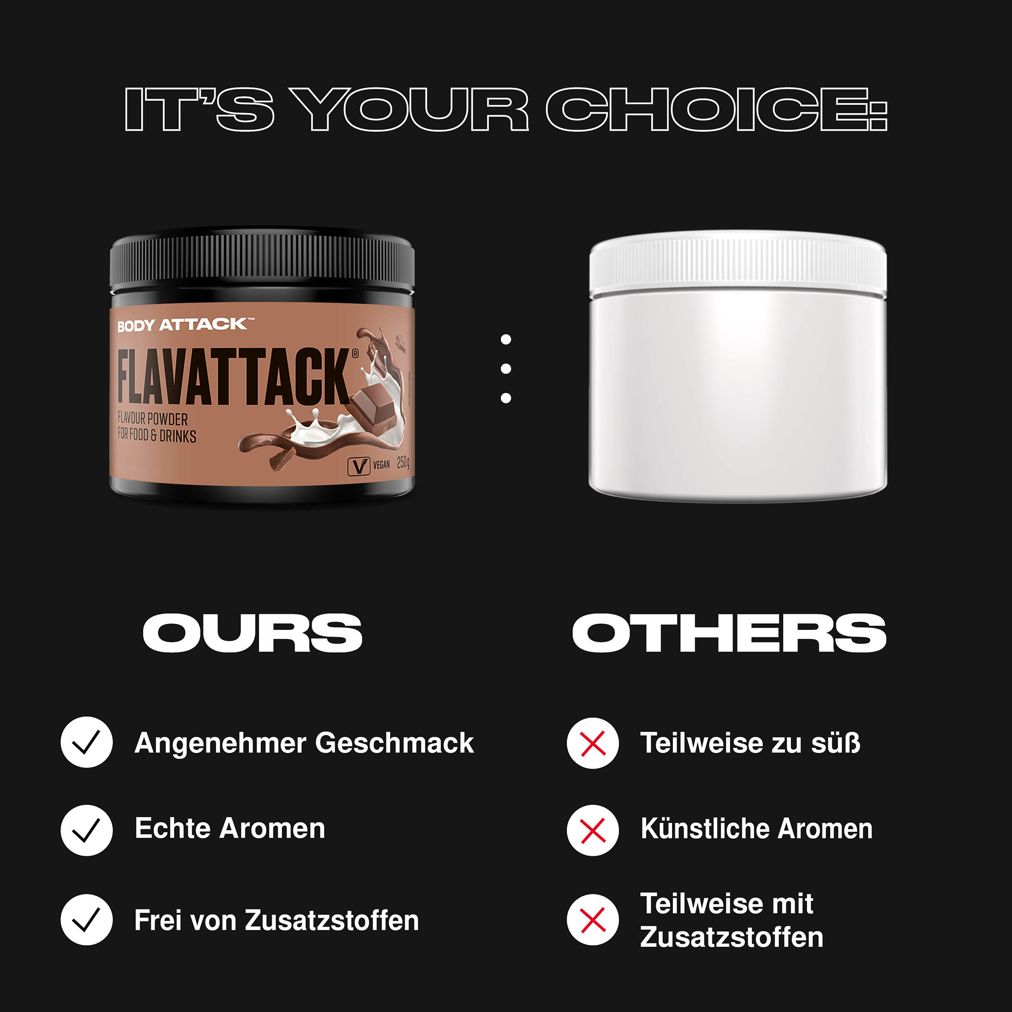 Flav Attack im Vergleich zu externen