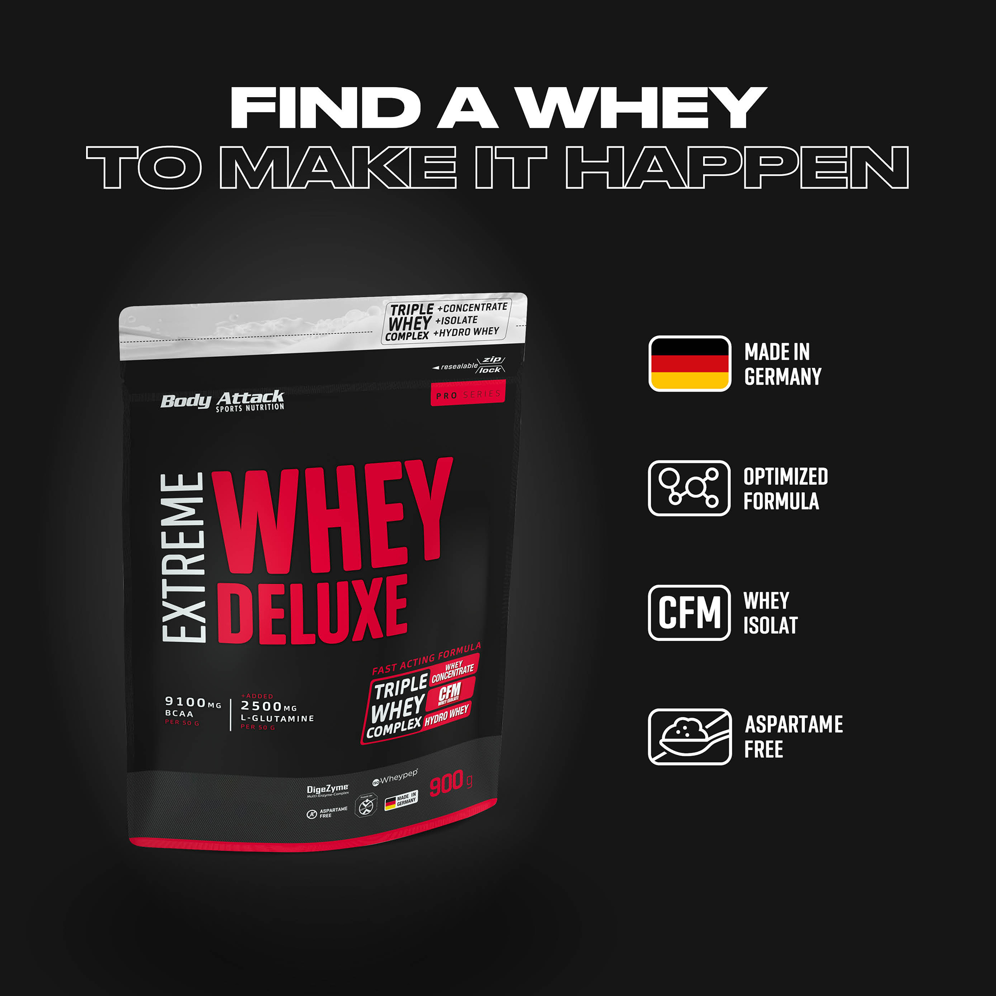 Extreme Whey Deluxe Banner