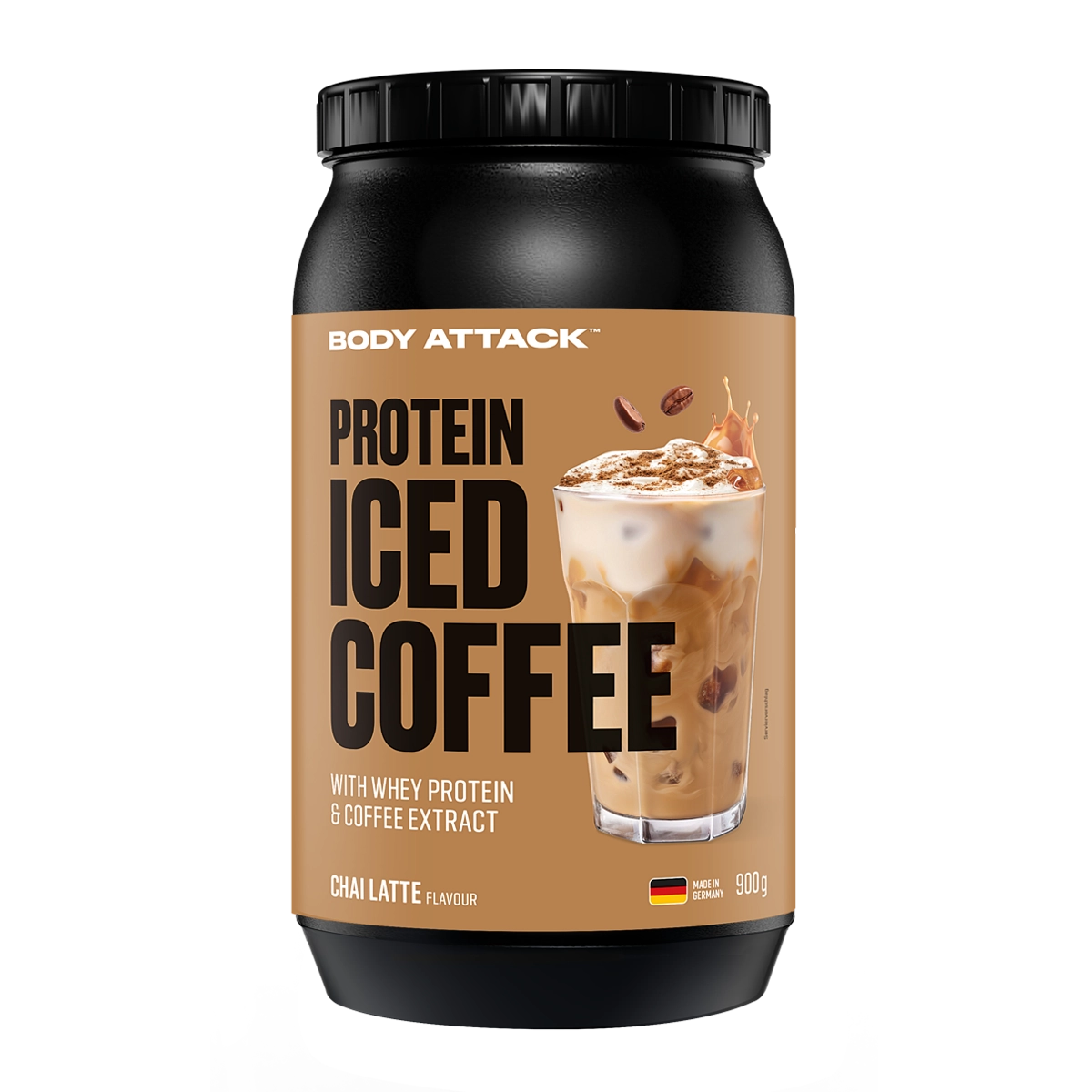 Eine Dose Protein Iced Coffee Chocolate