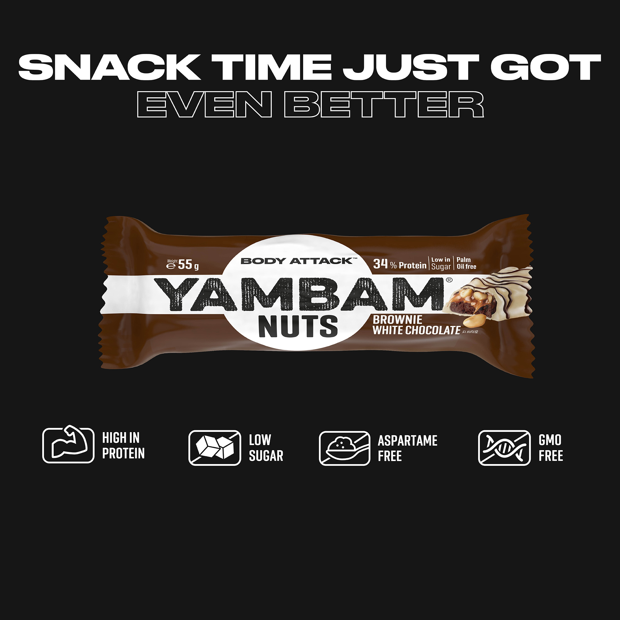 Yambam Nuts Informationsbanner