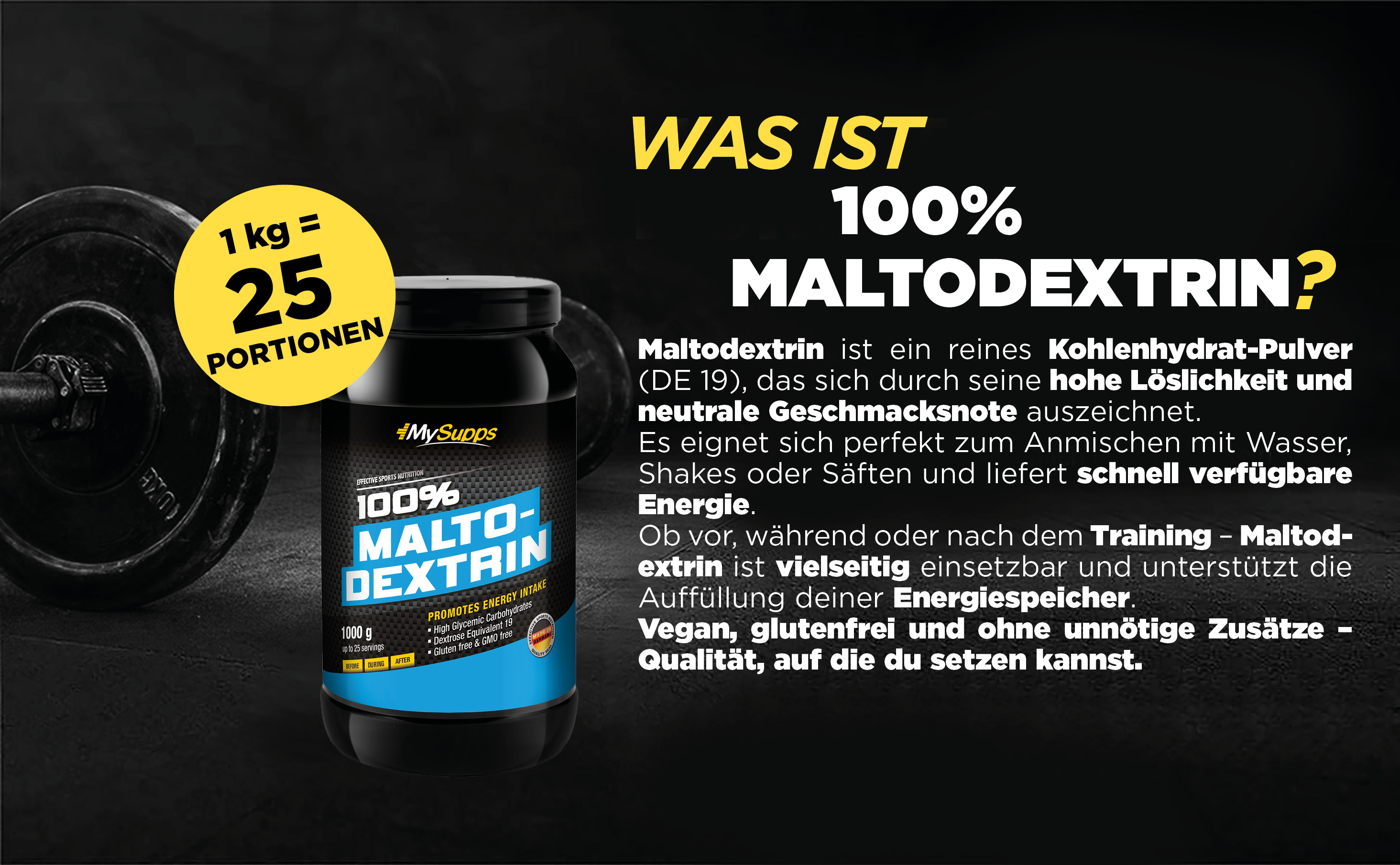 100 % Maltodextrin