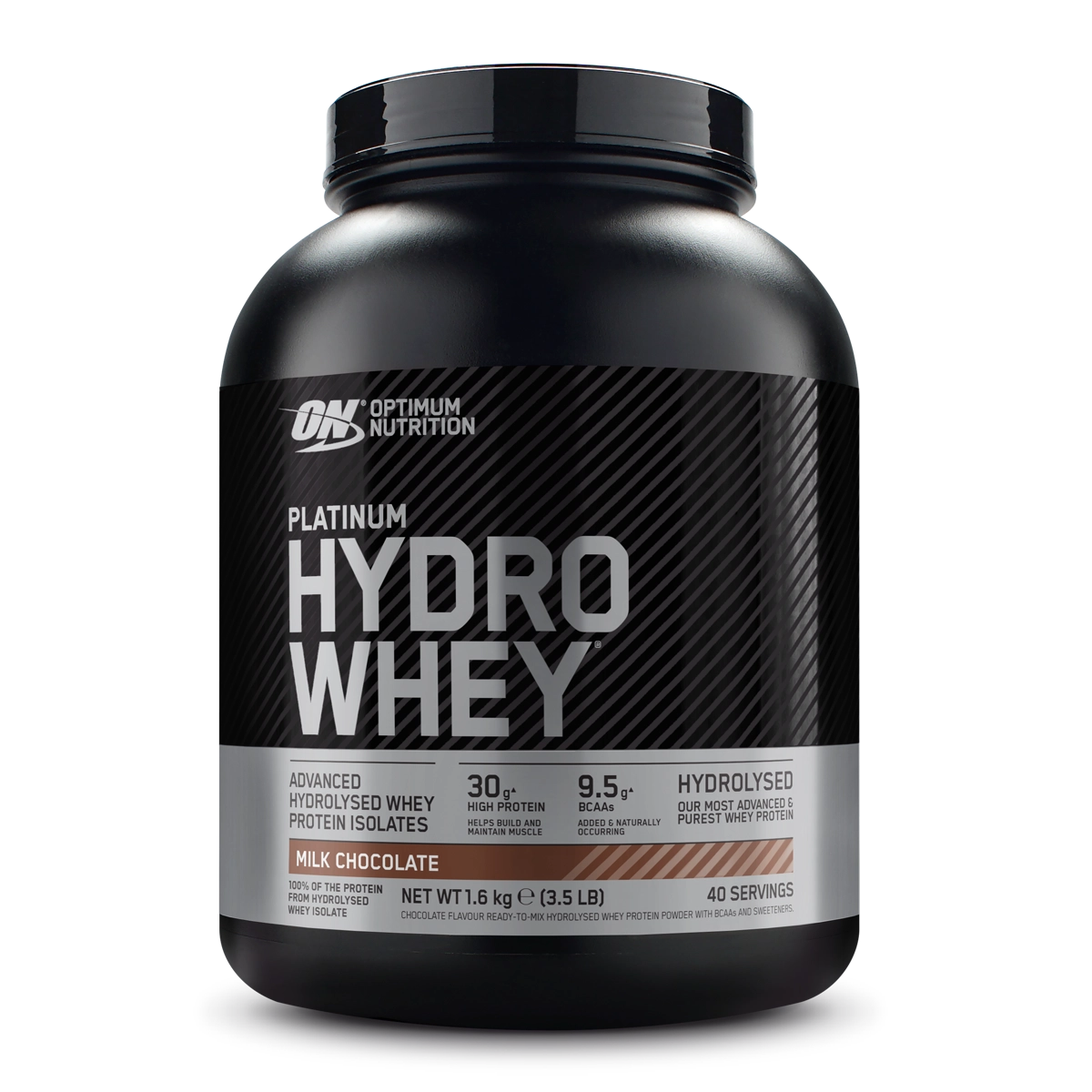 Eine Dose Optimum Nutrition Platinum Hydro Whey