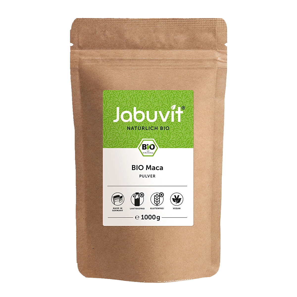 Eine Packung Jabuvit Bio Maca