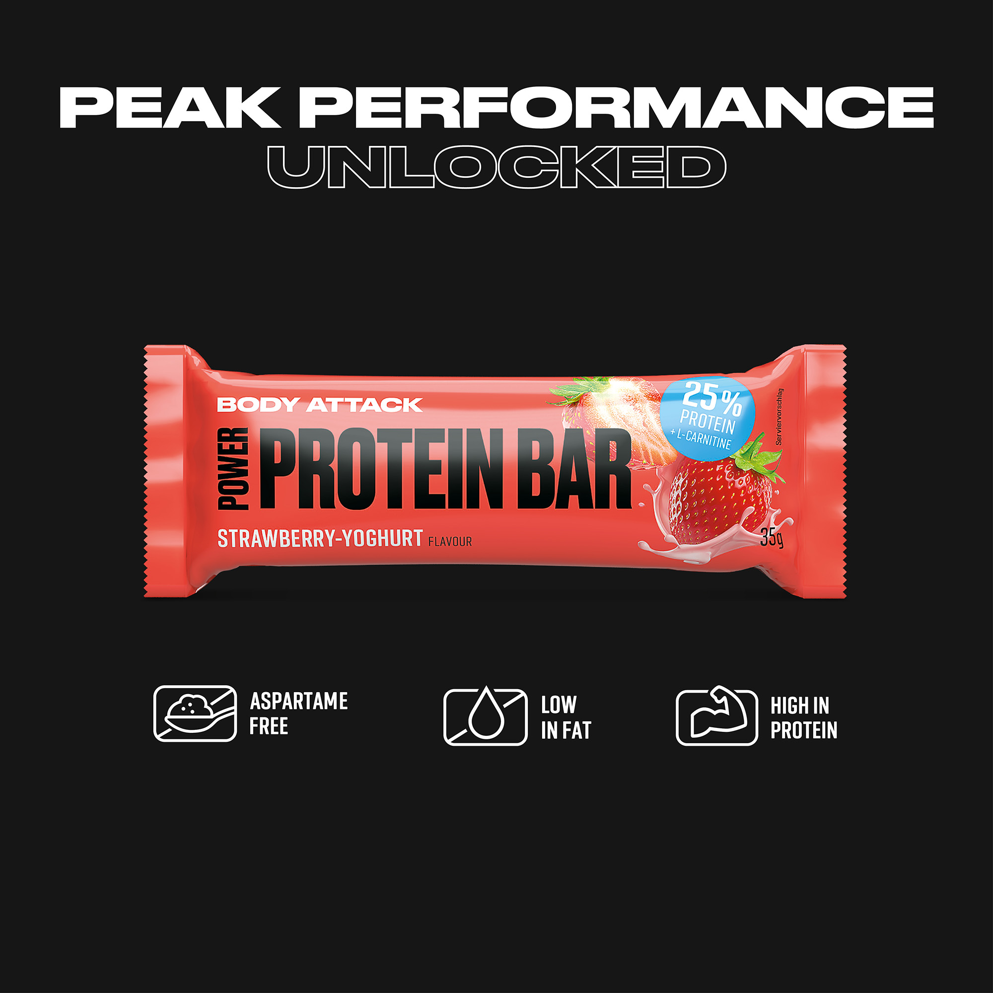 Power Protein Bar Informationsbanner