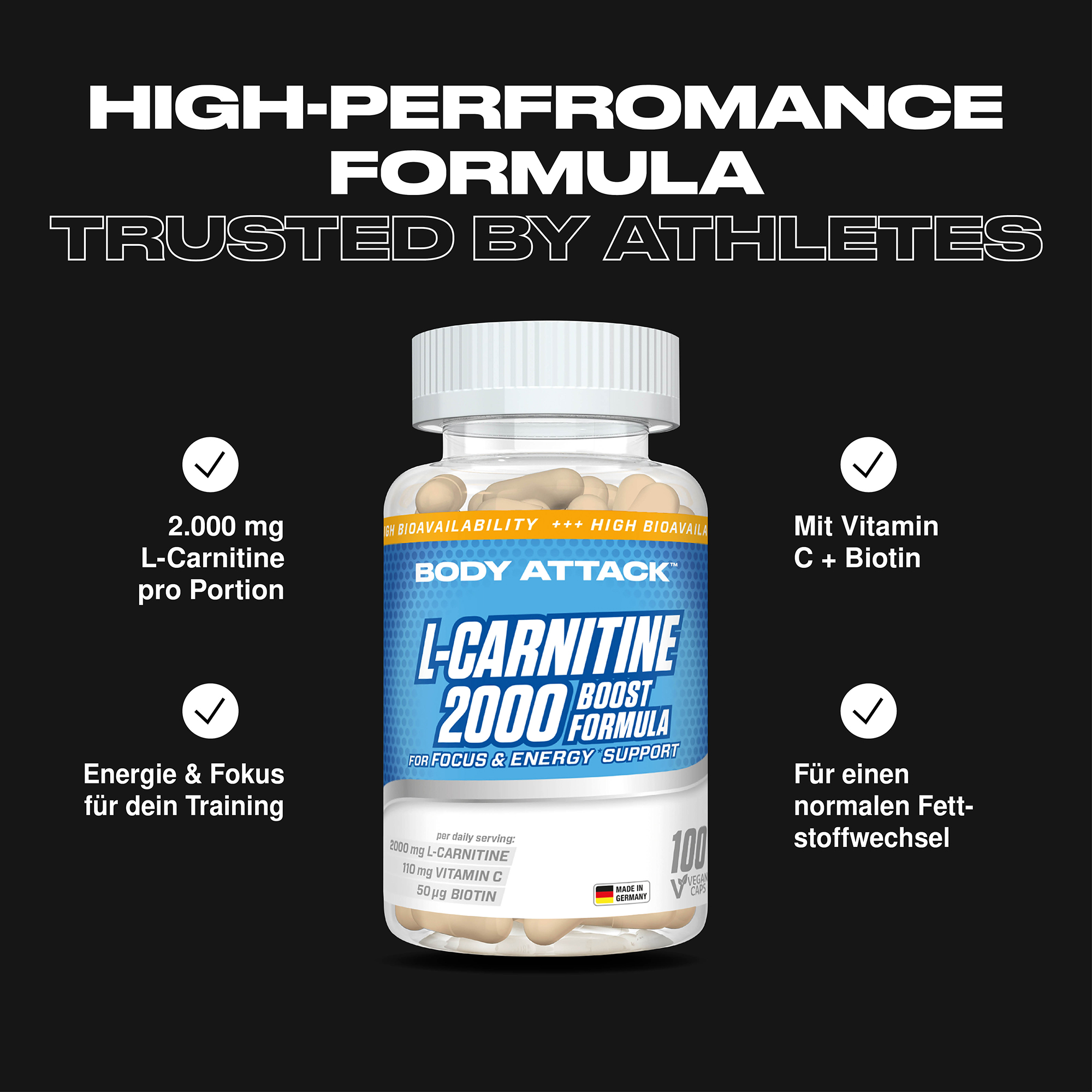 L-Carnitine 2000 Informationsbanner