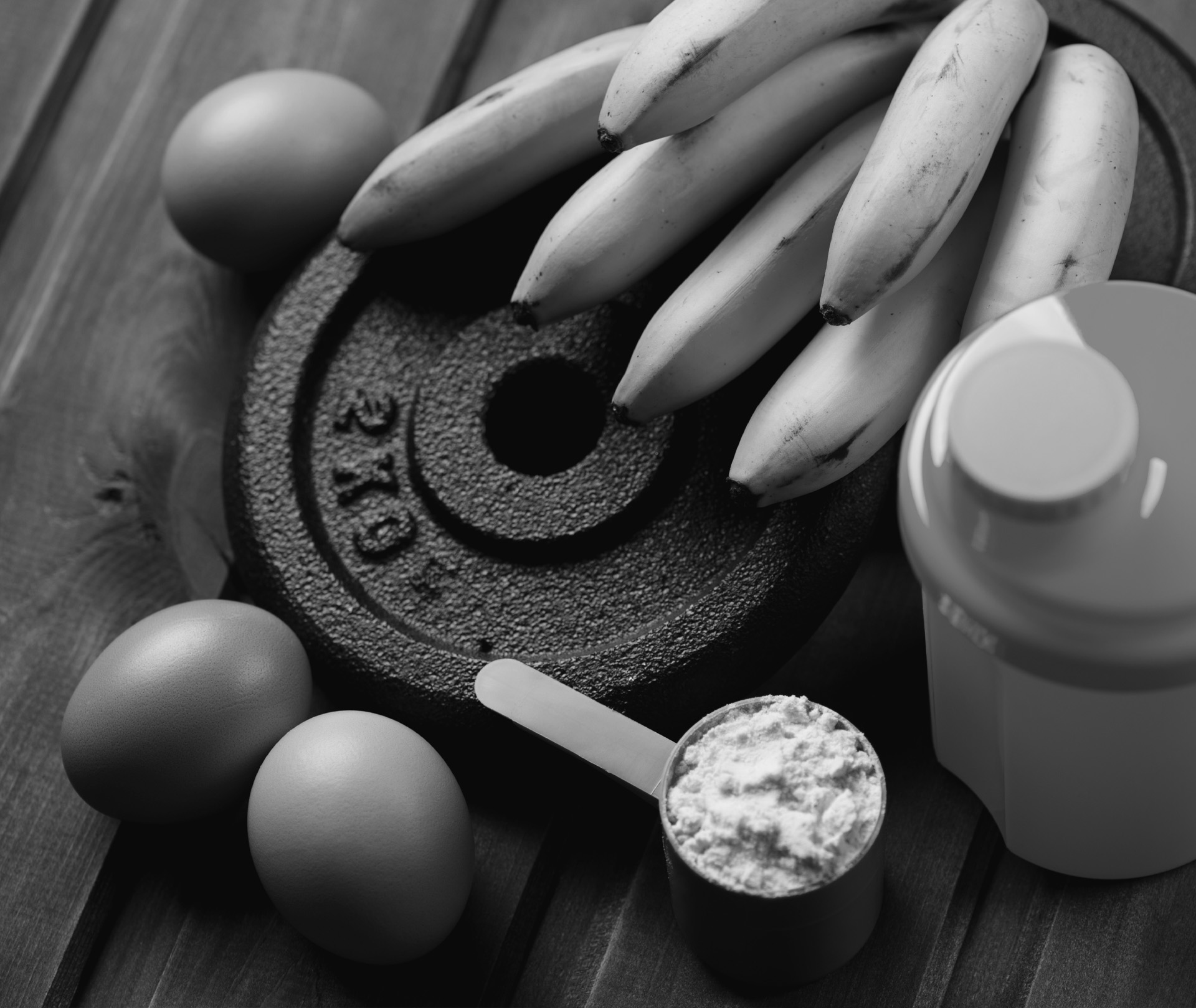 Hantel Eier Proteinpulver