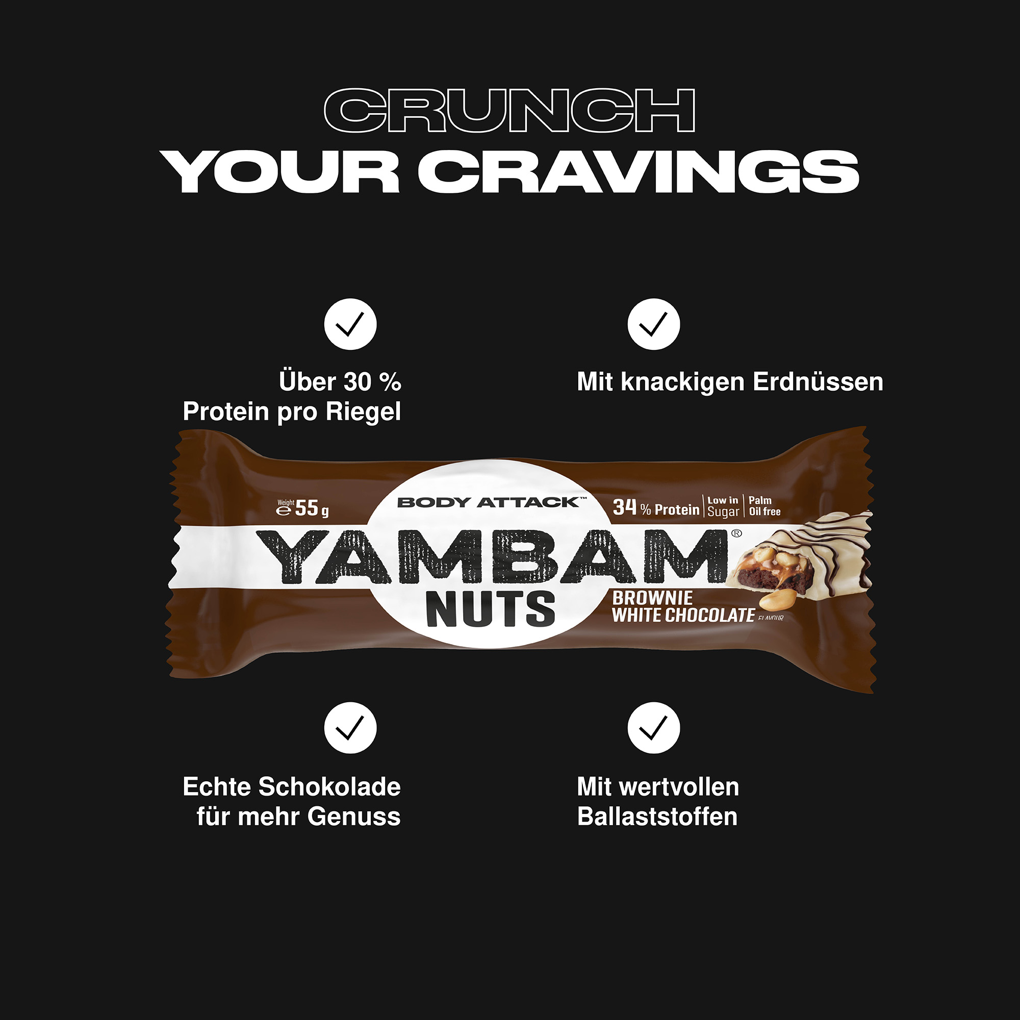 Yambam Nuts Informationsbanner