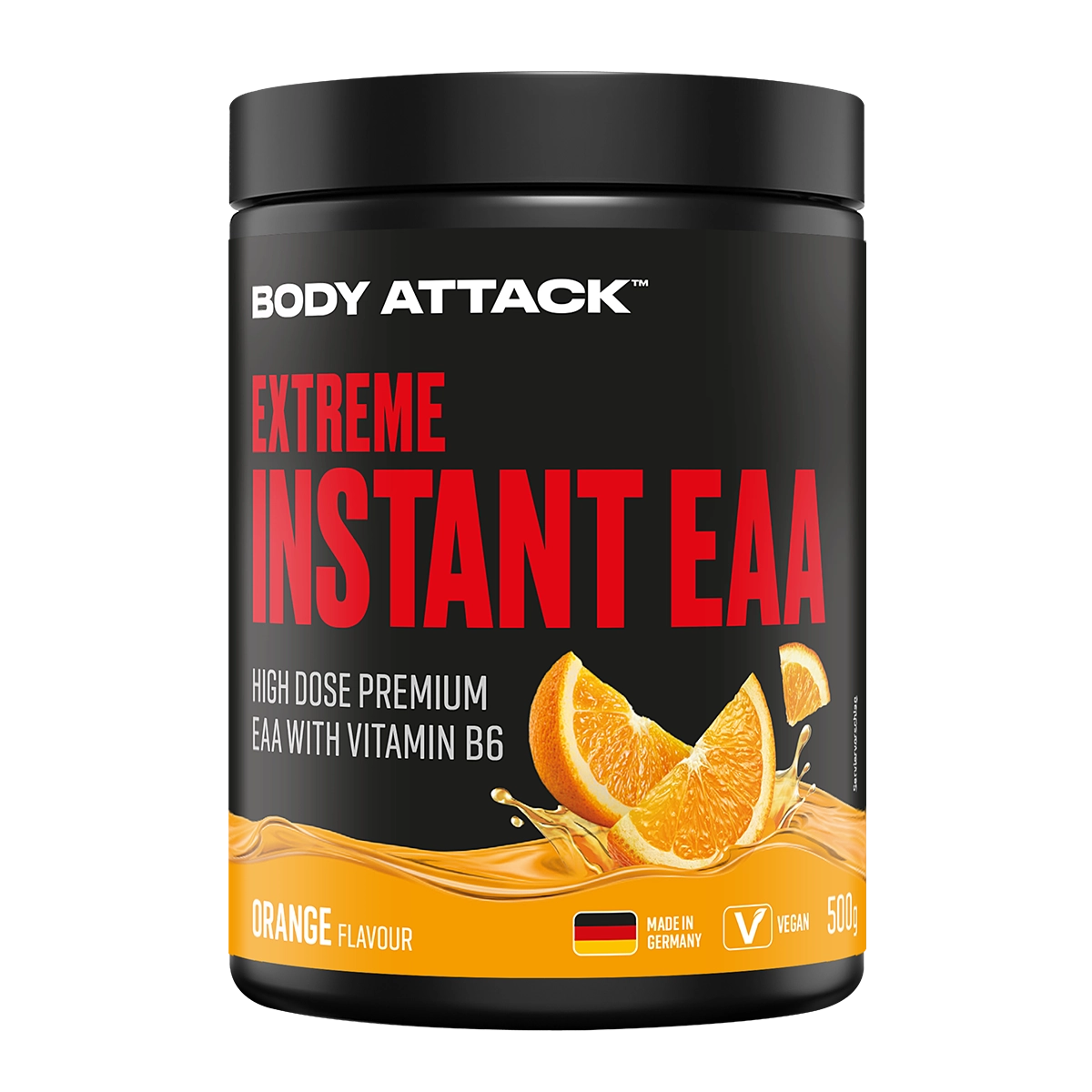 Eine Dose Extreme Instant EAA Orange 500g