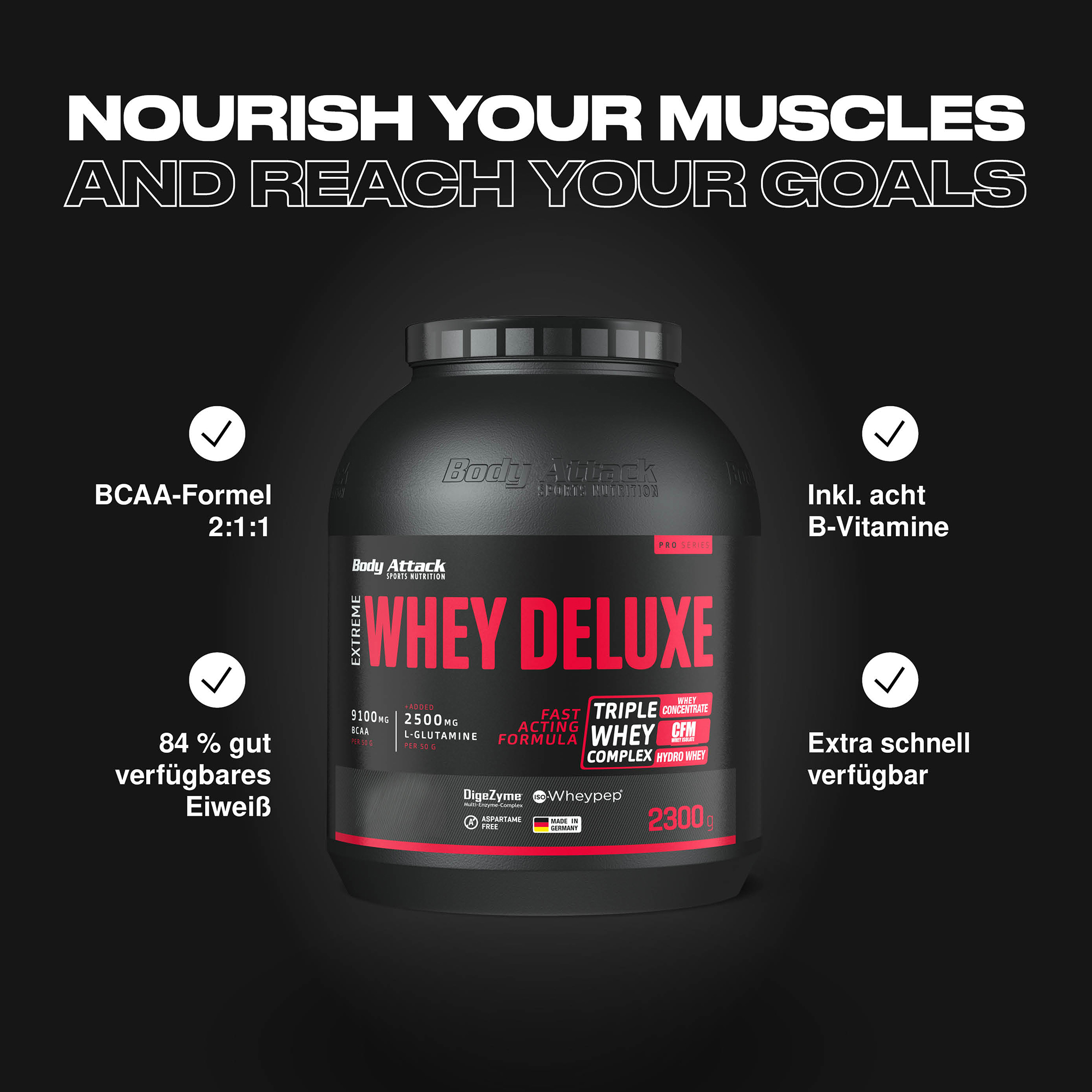 Extreme Whey Deluxe Informationsbanner