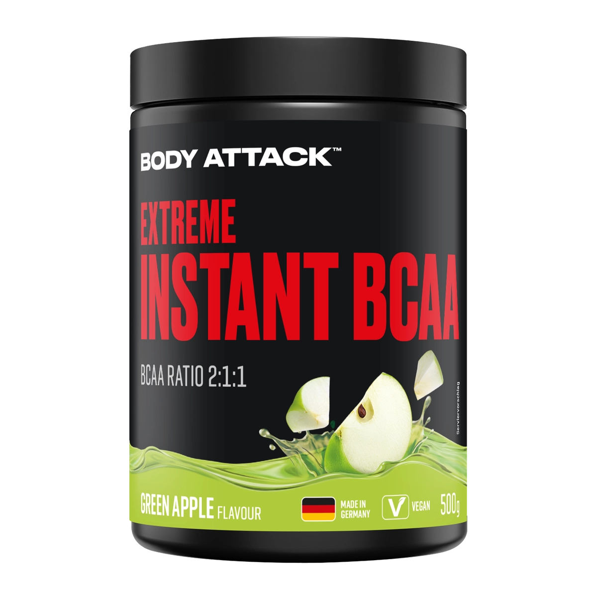 Eine Dose Extreme Instant BCAA Green Apple