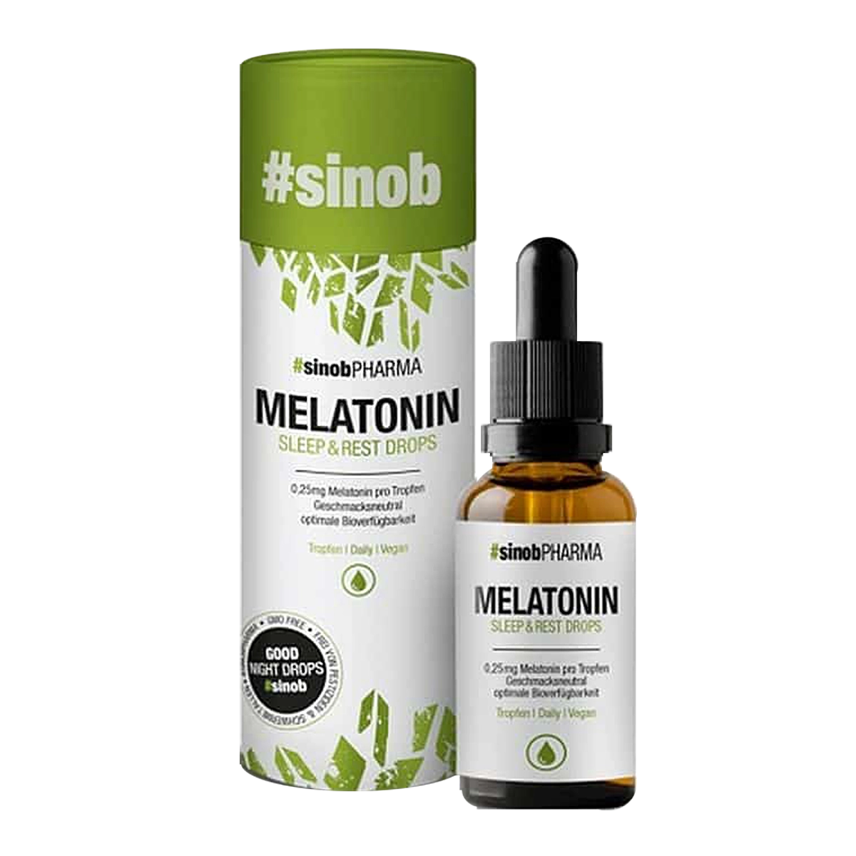 Eine Packung Sinob Melatonin 