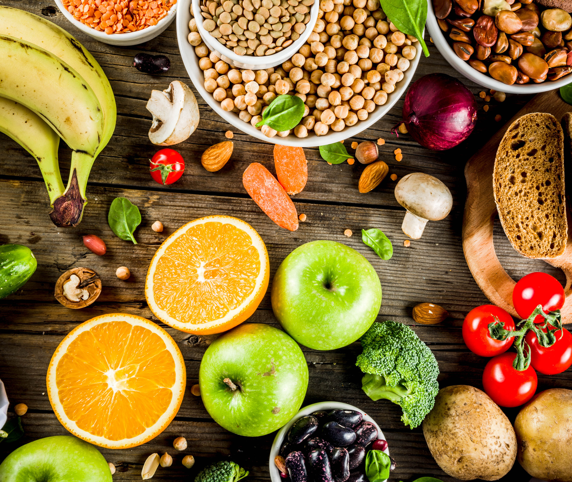 diverses Obst und Gemüse