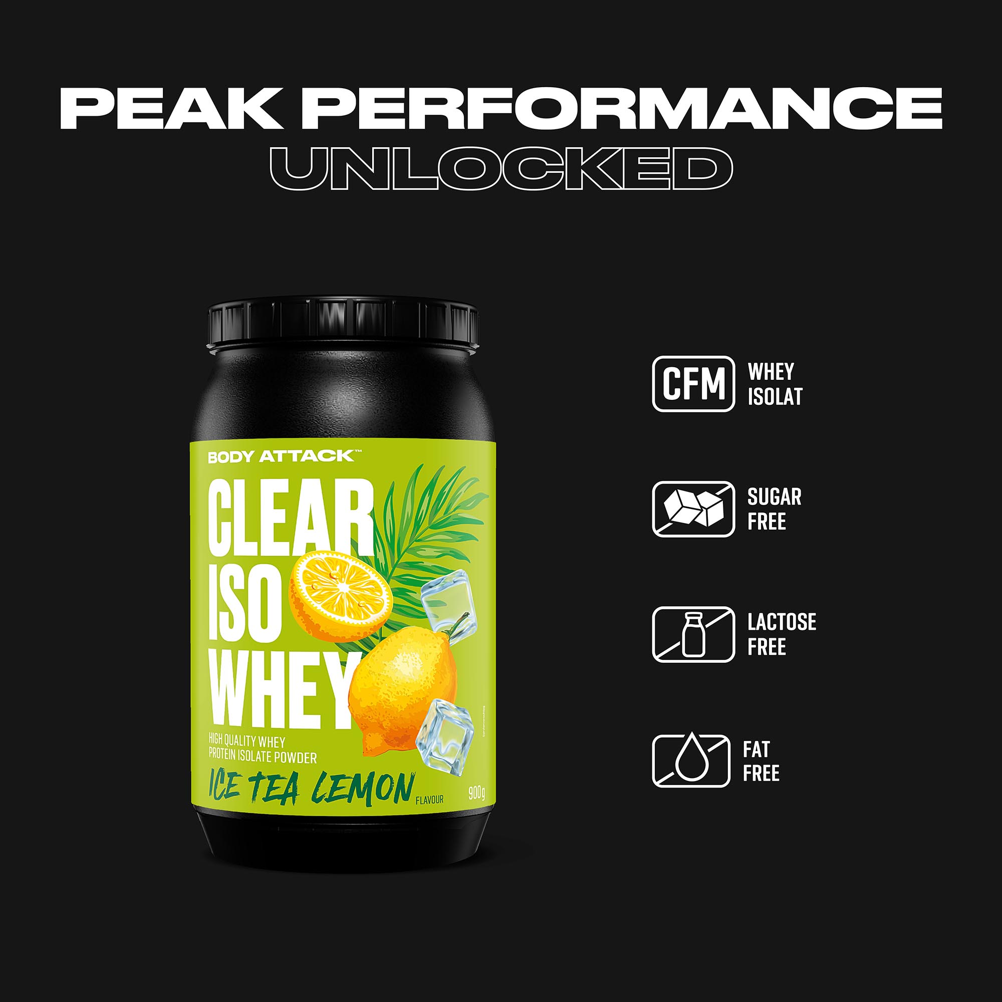 Clear Iso Whey Informationsbanner
