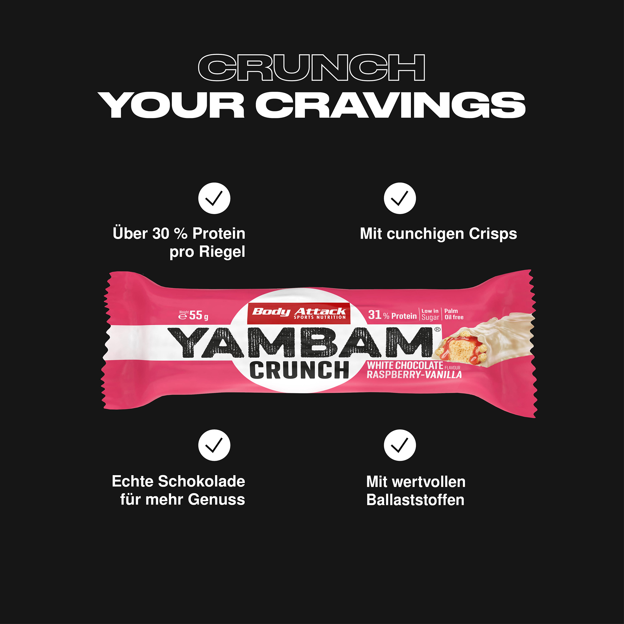 Yambam Crunch Informationsbanner