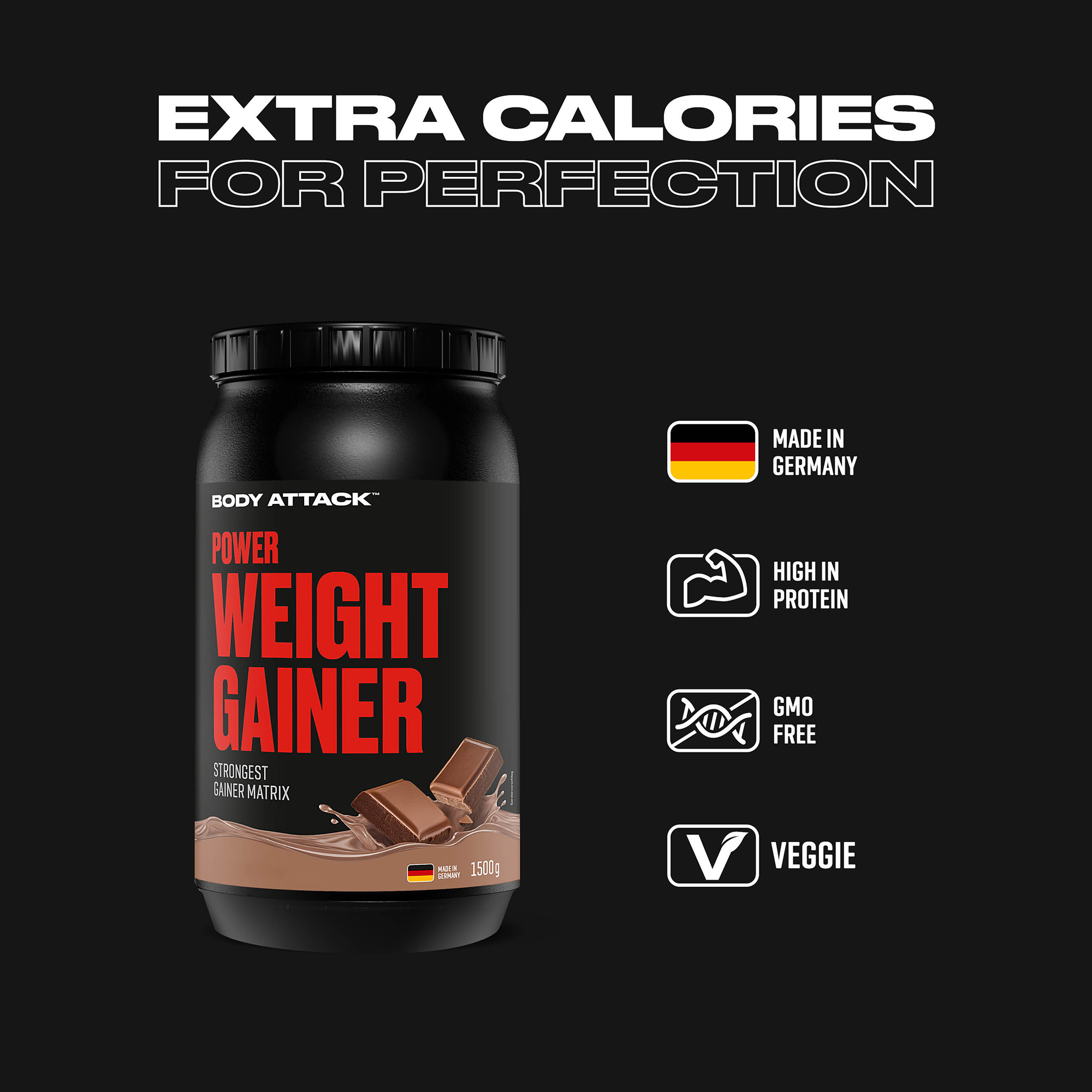 Power Weight Gainer Informationsbanner