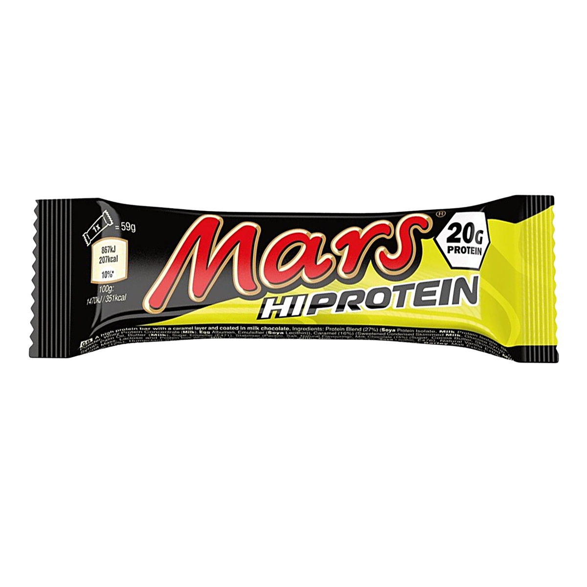 Ein Riegel Mars HI Protein 